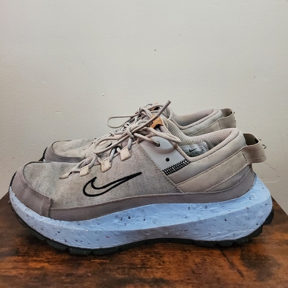 Womens Nike Crater Remixa Running Shoes Size 7.5 Grey Fog Black Blue - Picture 7 of 13